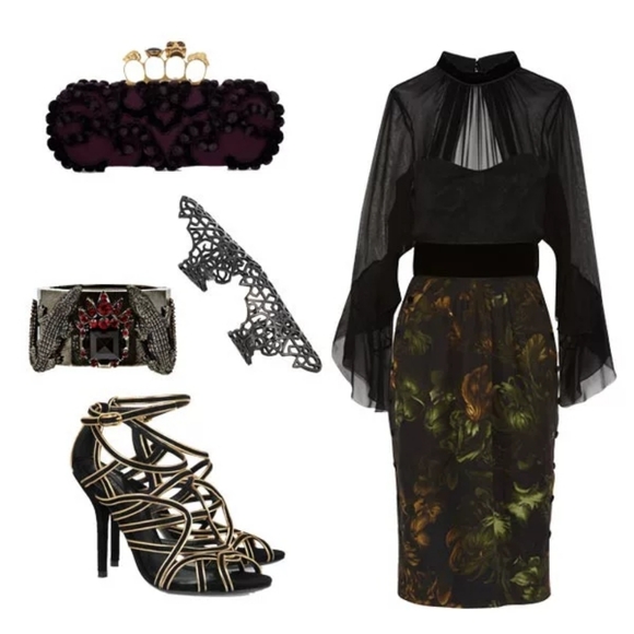 NWT BCBG Maxazria Pave Joint Ring - Picture 1 of 13